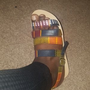 AFRICAN PRINT SANDAL